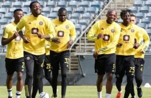 Orlando Pirates players including Souaibou Marou