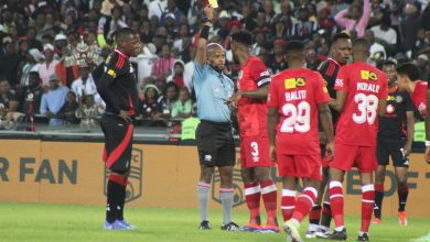 Patrick Maswanganyi action for Orlando Pirates