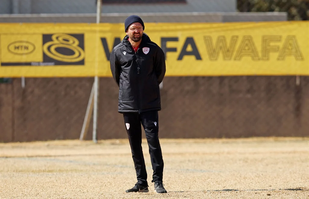 Peter Hyballa of Sekhukhune United during a training session 