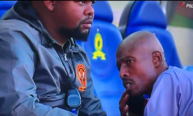 Head coach of Polokwane City Phuti Mohafe has explained why he had to take a phone call in the middle of their MTN8 match against Mamelodi Sundowns