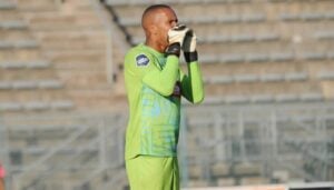 Ricardo Goss during SuperSport United match