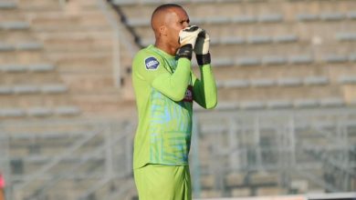 Ricardo Goss during SuperSport United match