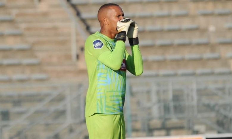 Ricardo Goss during SuperSport United match