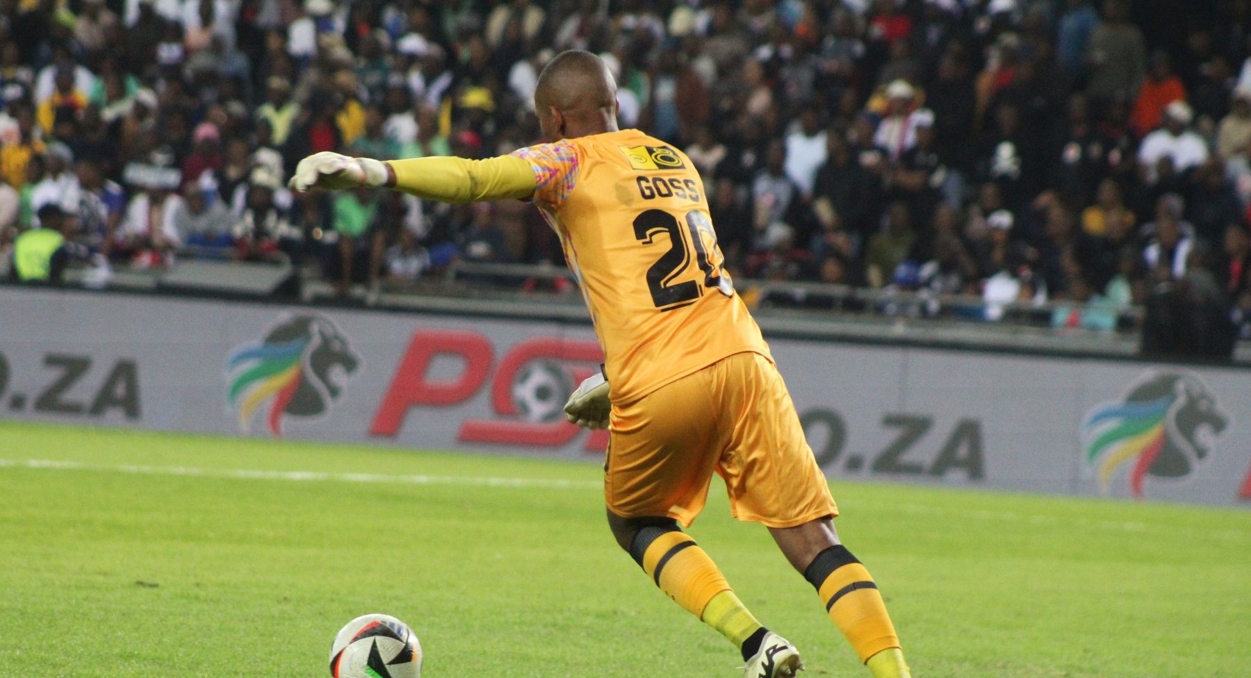 Ricardo Goss in action for SuperSport United