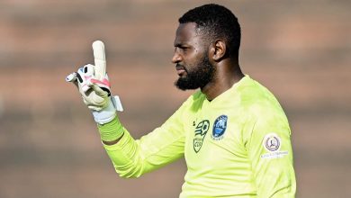 Salim Magoola in action for Richards Bay FC