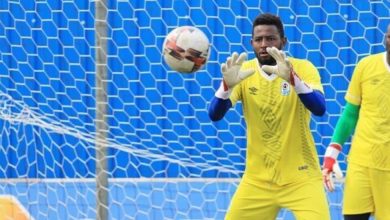 Salim Magoola of Richards Bay FC and Uganda