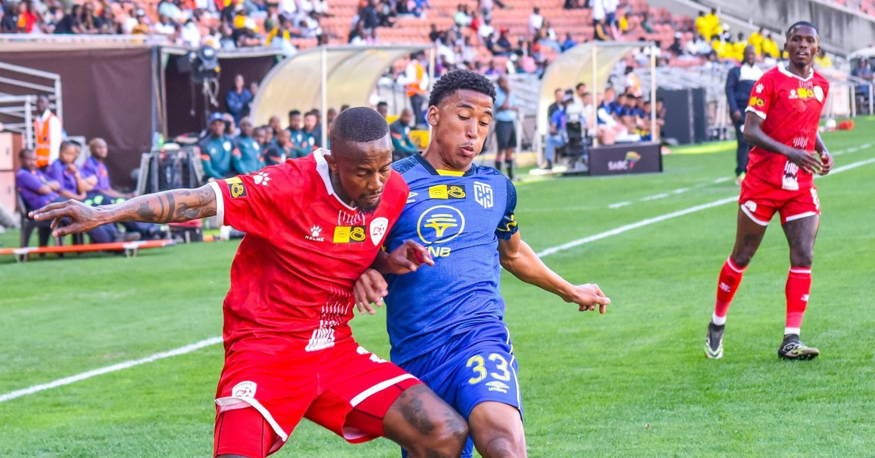 MTN8 quarter-final clash between Sekhukhune United and Cape Town City FC