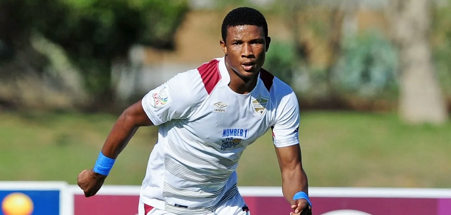 Sibusiso Mthethwa in action for his former club Stellenbosch FC