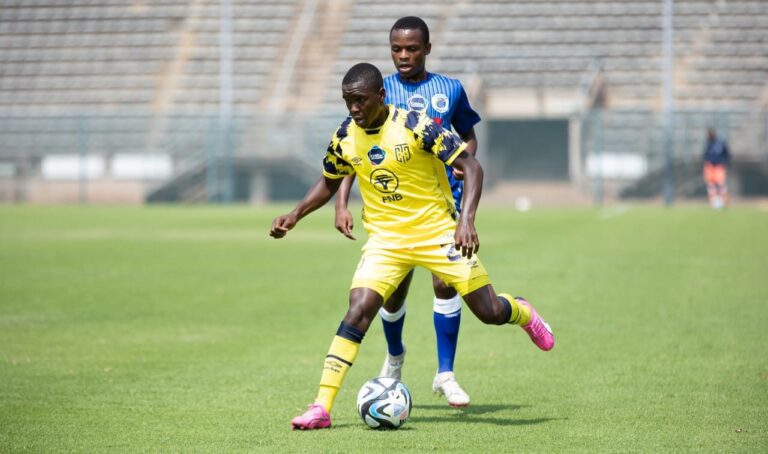 Sihle Doyiza in action for Cape Town City FC DDC