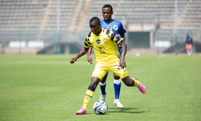 Sihle Doyiza in action for Cape Town City FC DDC