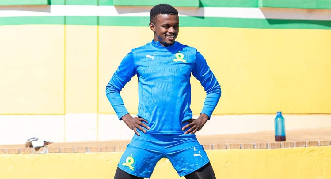 Teboho Mokoena during Mamelodi Sundowns training