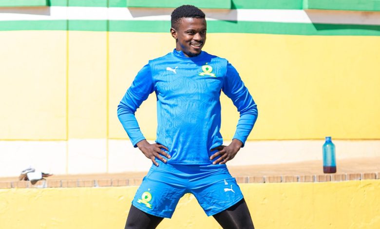 Teboho Mokoena of Mamelodi Sundowns at training