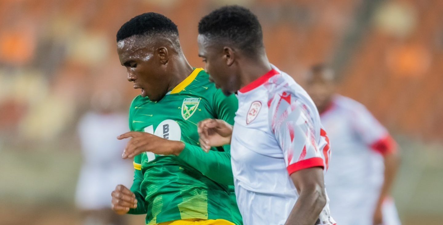 Tshepo Rikhotso in action for Sekhukhune United against Golden Arrows