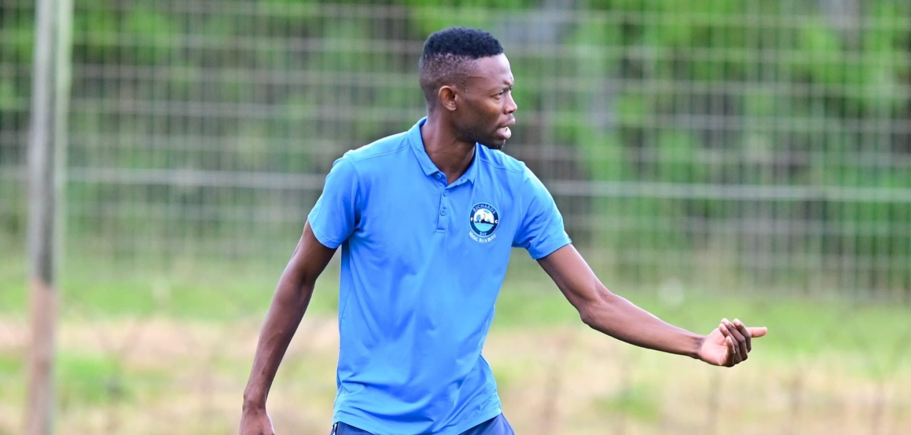 Coach Vusimuzi Vilakazi during his stint at Richards Bay FC