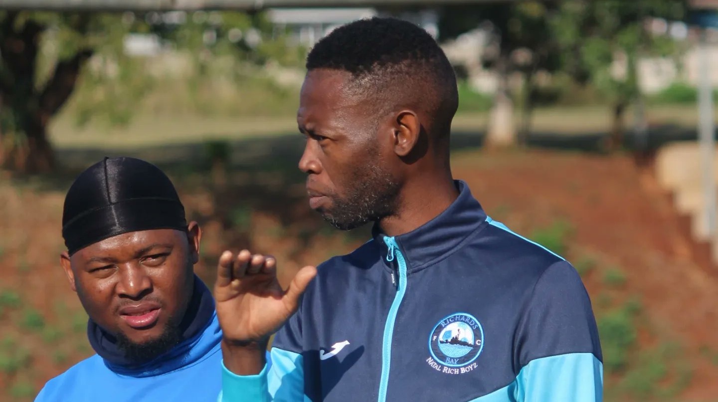 Vusumuzi Vilakazi at Richards Bay FC training