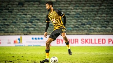 Yagan Sasman in action for his former club Kaizer Chiefs