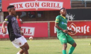 Baroka FC in action against Hungry Lions
