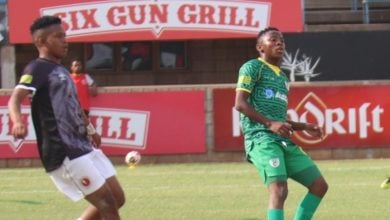 Baroka FC in action against Hungry Lions