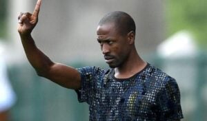 Benson Mhlongo on the sidelines during a match
