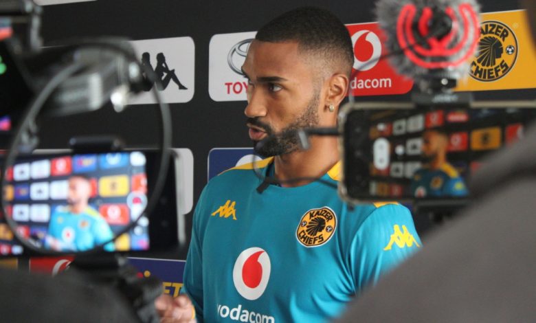 Inacio Miguel in Kaizer Chiefs colours