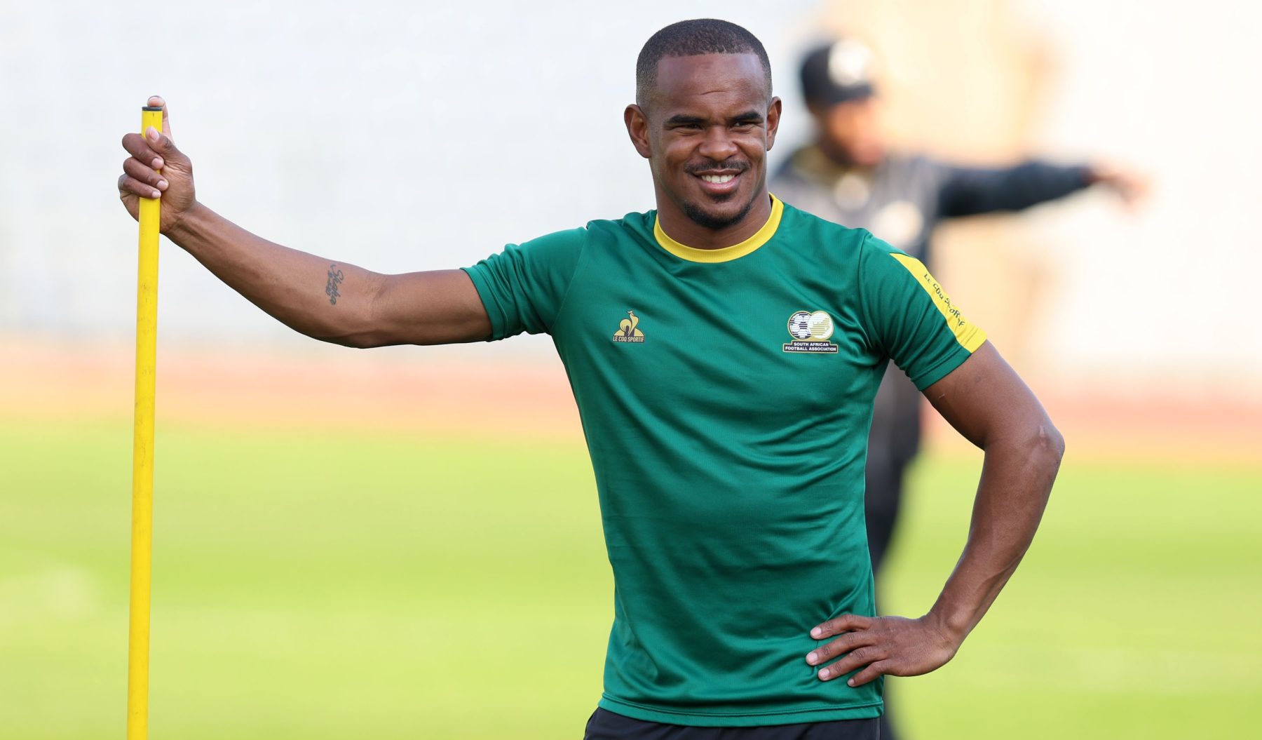 Iqraam Rayners in Bafana Bafana colours