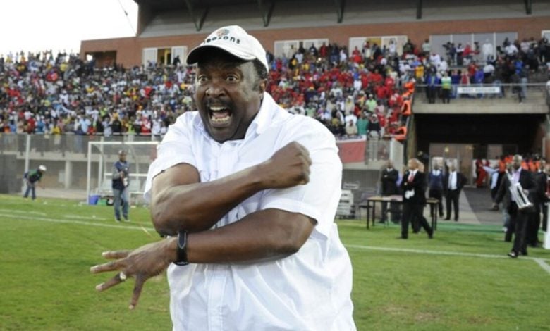 Jomo Cosmos owner and head coach Jomo Sono