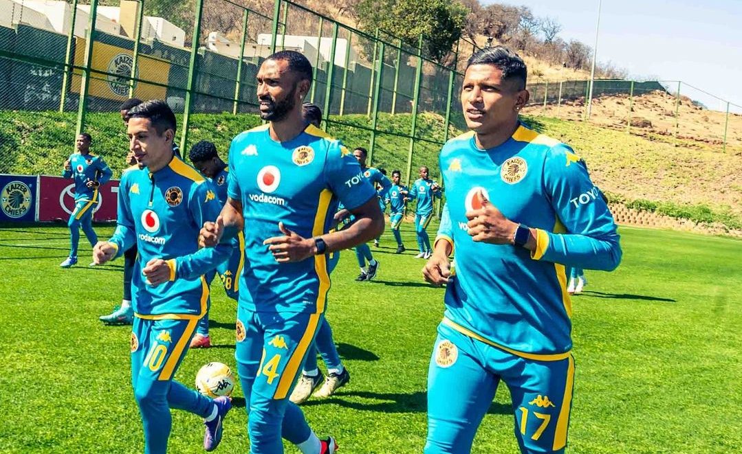 Kaizer Chiefs players during a session