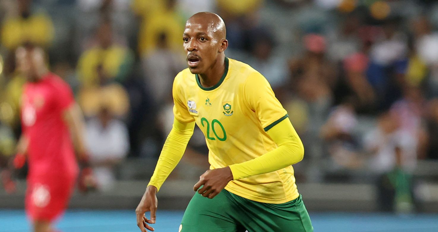 Khuliso Mudau in action for Bafana Bafana