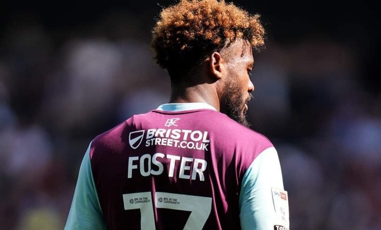 Lyle Foster in action for Burnley FC in the English Championship