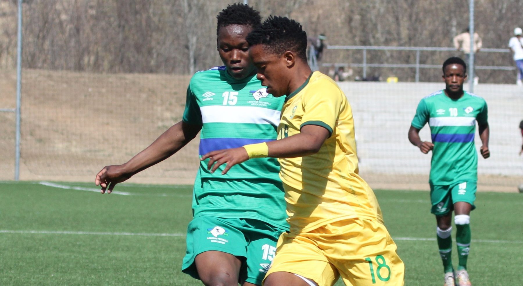 Siyabonga Mabena in action for Amajita