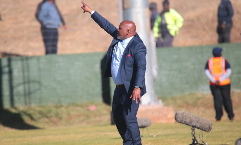 Morgan Mammila on touchline at Baroka