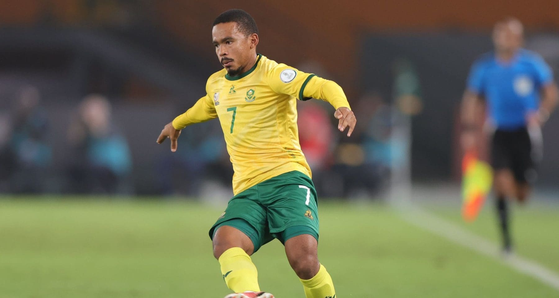 Oswin Appollis in Bafana Bafana colours