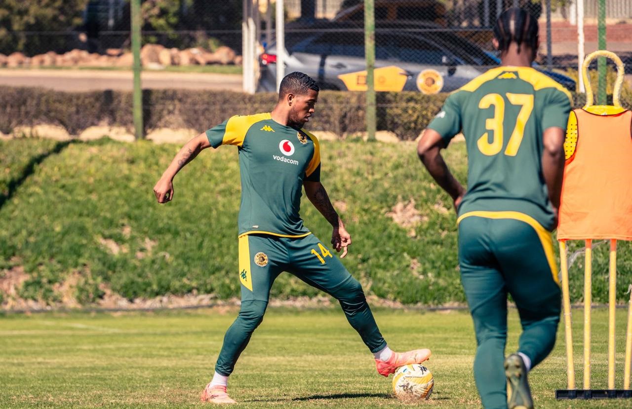 Rushwin Dortley during Kaizer Chiefs training session