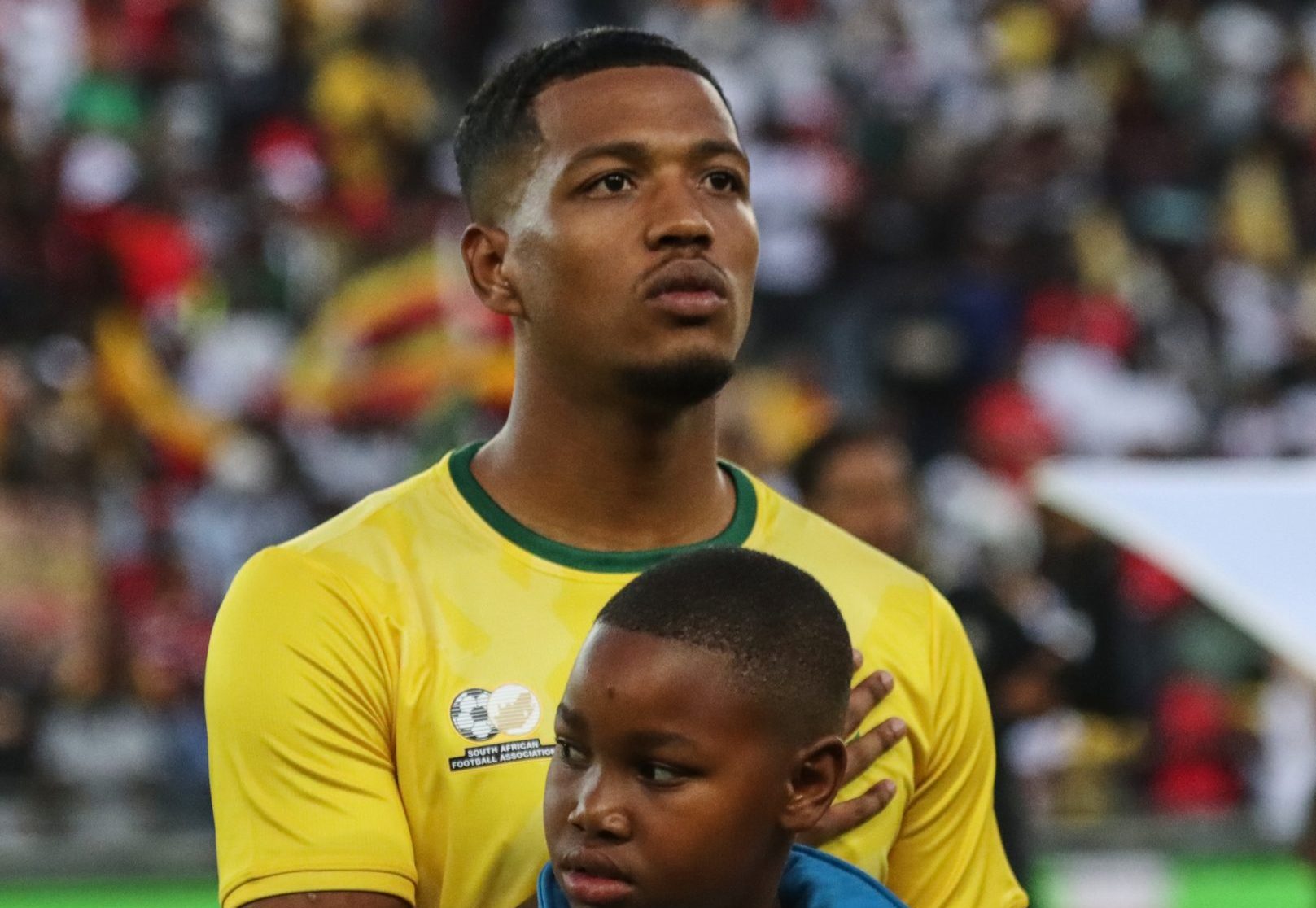 Rushwin Dortley of Bafana Bafana