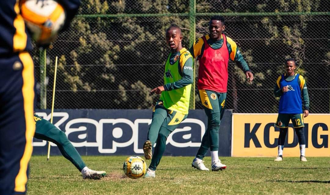 Sabelo Radebe at Kaizer Chiefs training