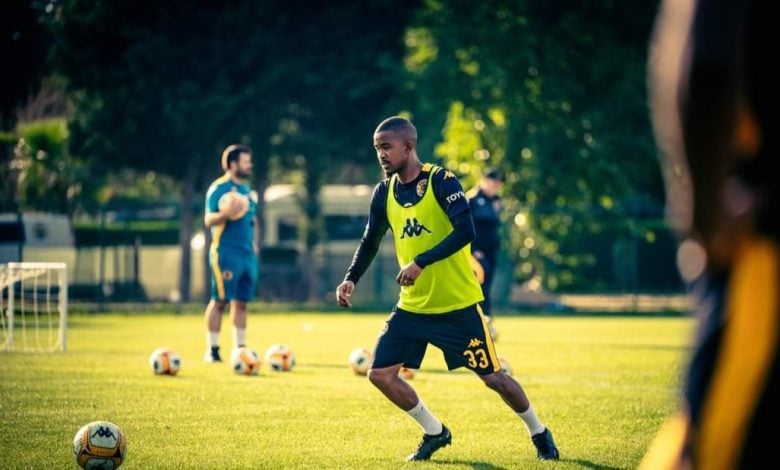 Sabelo Radebe during Kaizer Chiefs training