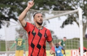 Samir Nurkovic in action for TS Galaxy now wanted by SuperSport United