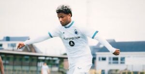 Shandre Campbell in action for Club NXT