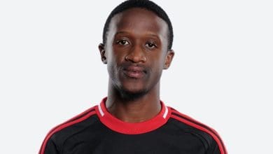 Thuso Moleleki in Orlando Pirates colours