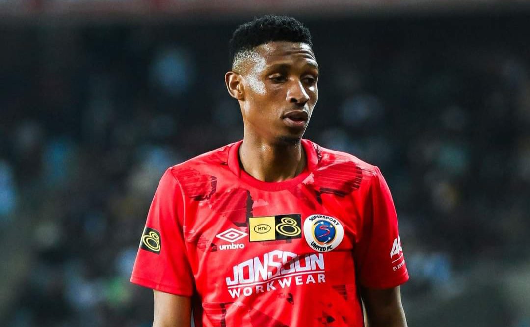 Vincent Pule in action for SuperSport United in the MTN8