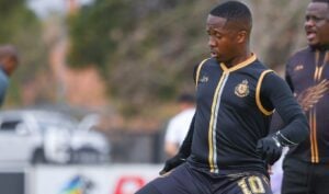 Andile Mpisane at Royal AM training