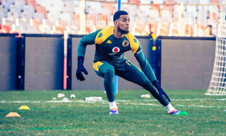 Brandon Petersen during Kaizer Chiefs training