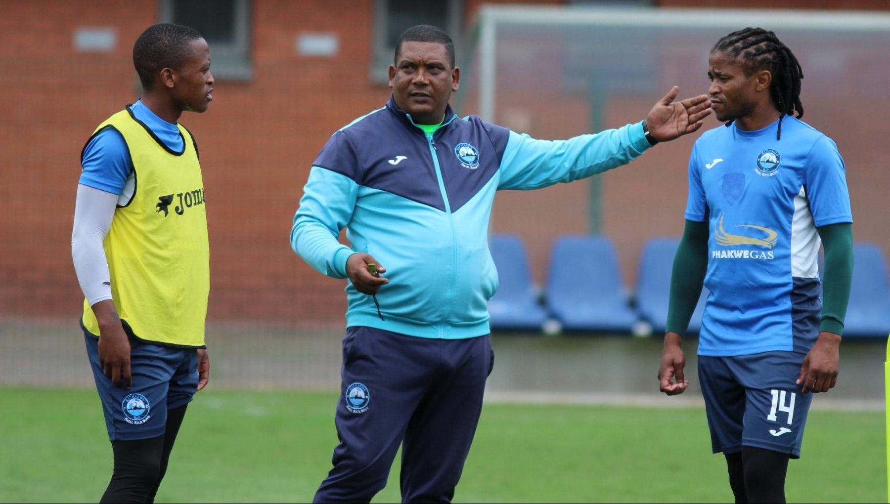 Brandon Truter during Richards Bay FC training session