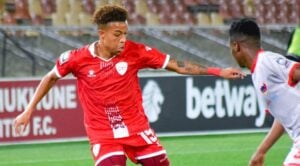 Sekhukhune United midfielder Cameron Ashby