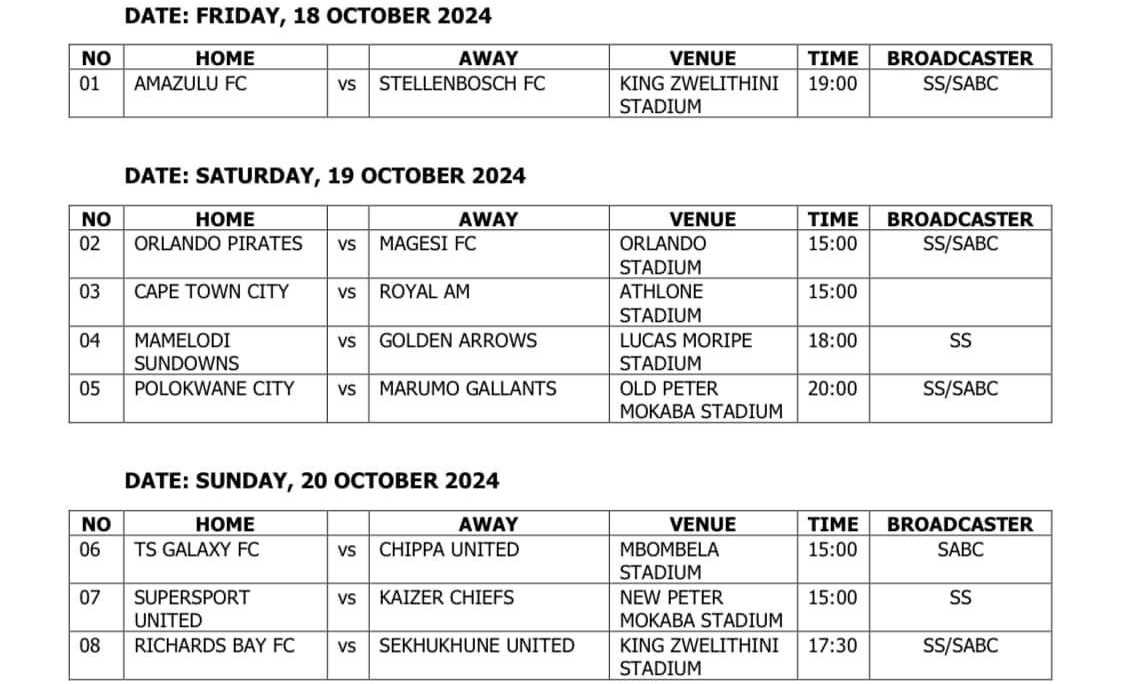 Carling Knockout Cup last 16 venues and times