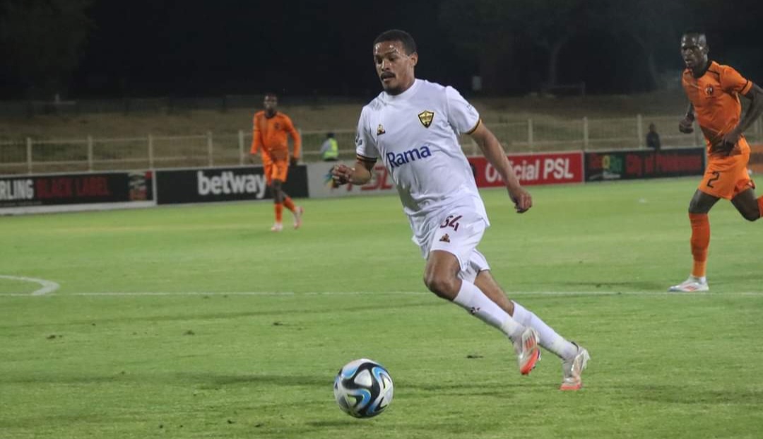 Devin Titus in action for Stellenbosch FC