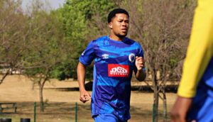 Donay Jansen at SuperSport United training
