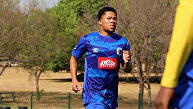 Donay Jansen at SuperSport United training