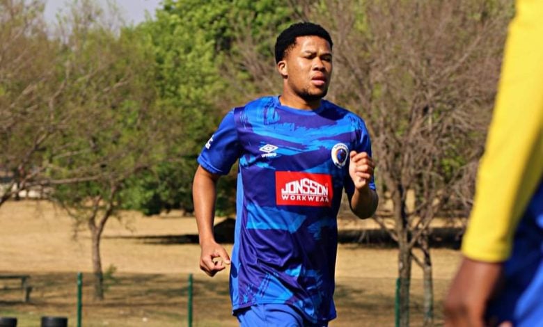 Donay Jansen at SuperSport United training