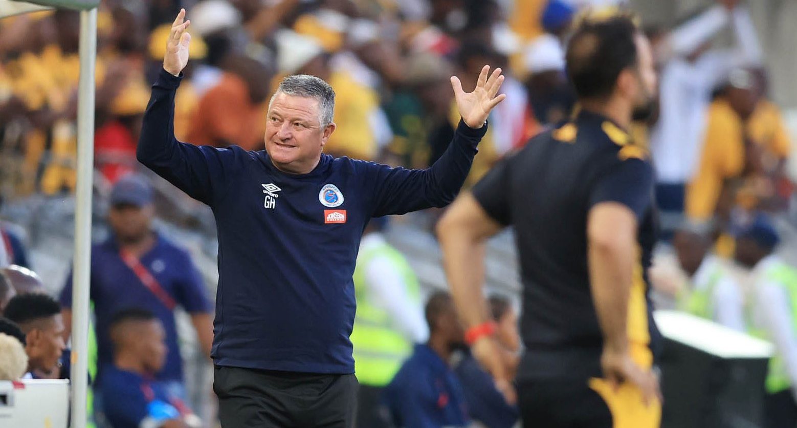 SuperSport United head coach Gavin Hunt